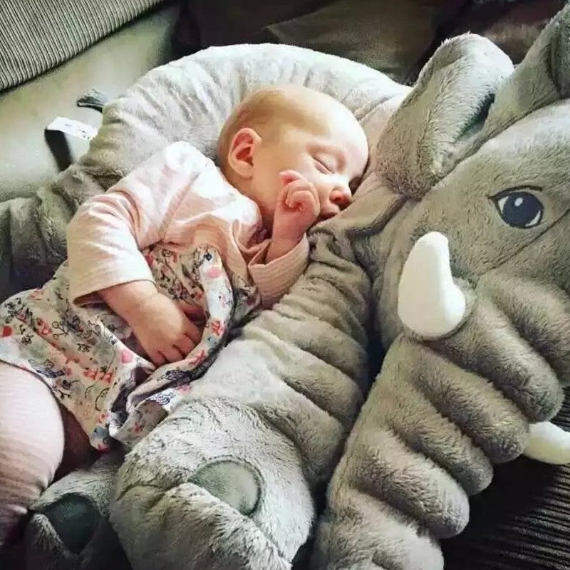 Elephant Doll Pillow: Baby Comfort Sleep Companion - QuaTechh