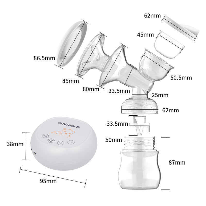 Electric Bilateral Breast Pump for Maternal and Baby Products - QuaTechh