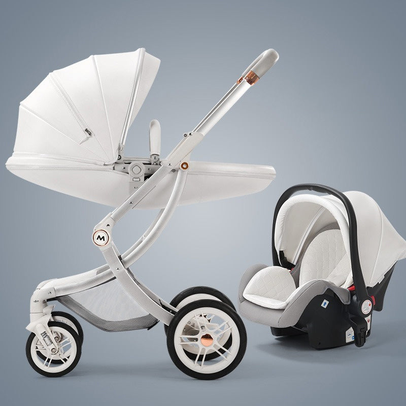 New Luxury Baby Stroller Carriage with Car Seat - QuaTechh